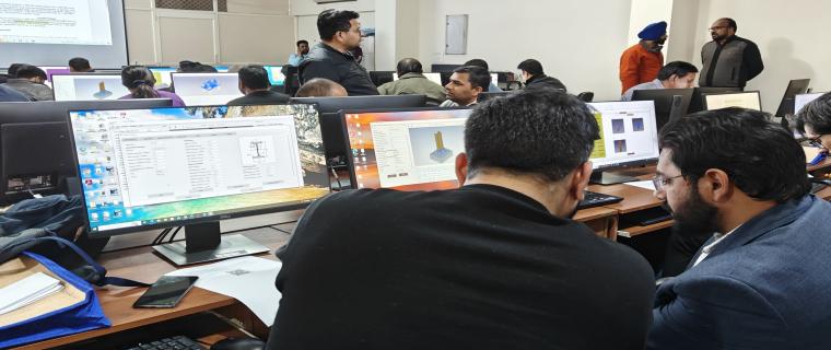 Hands-on training session for working professionals at IIT Roorkee (GNEC)